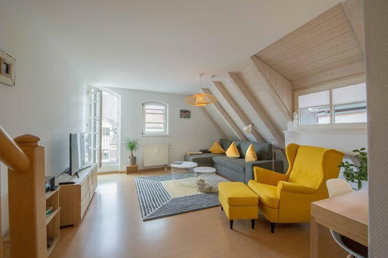 Ferienwohnung "Maisonette Unter Der Burg" Meersburg Dış mekan fotoğraf